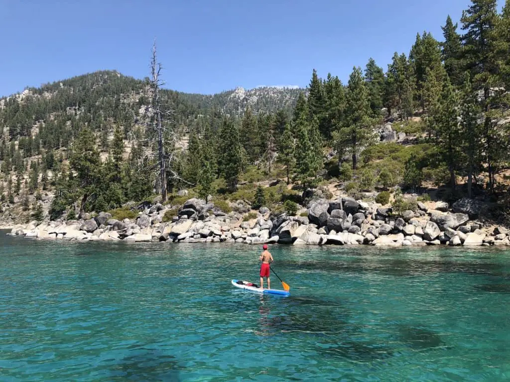 Where to paddle board in Lake Tahoe