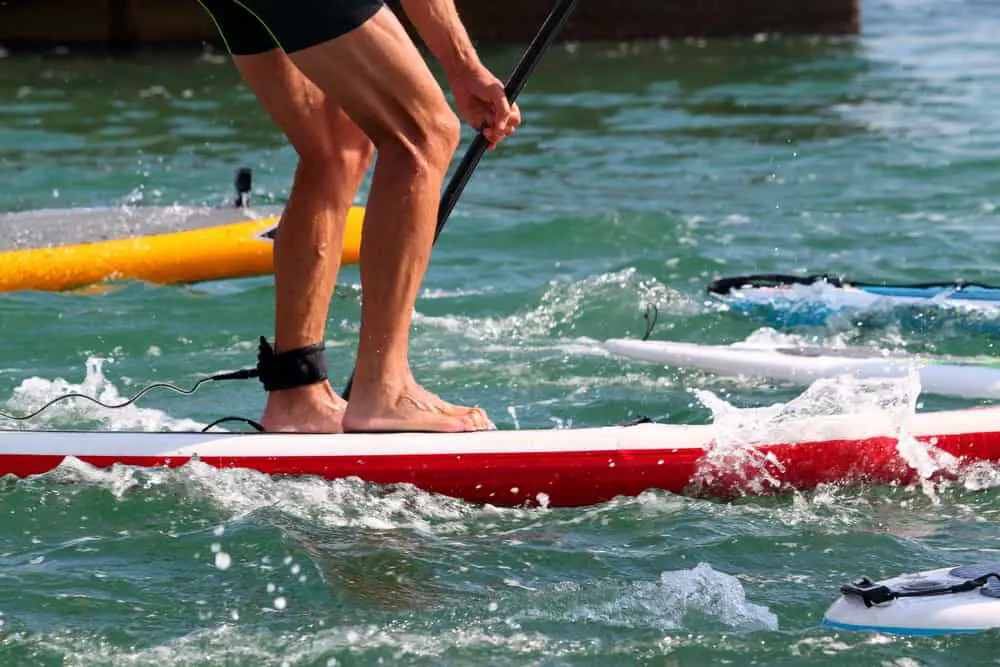 How many calories does paddle boarding burn